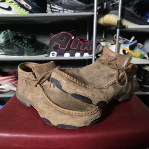 🔥 Twisted X Moccasin Tan Leather Loafers Size 10 Hot!